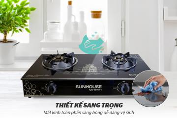 BẾP GAS DƯƠNG KÍNH SUNHOUSE MAMA MMBB0787B