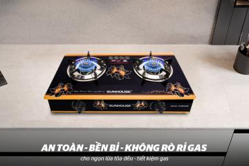 BẾP GAS DƯƠNG KÍNH SUNHOUSE SHB3226