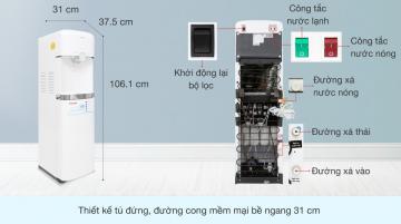 Máy lọc nước RO Toshiba TWP-W1643SV(W) 4 lõi