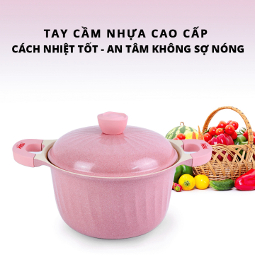 Nồi Arisu 24 kháng khuẩn 7 lớp (24cm)