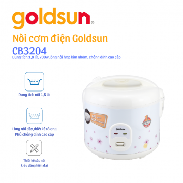 Nồi cơm điện Goldsun CB3204 - 1.8L