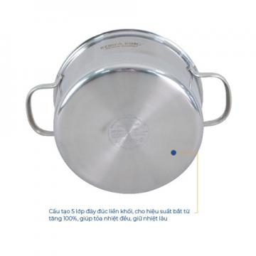 Nồi inox Korea King KP-S5PLY - Hàng chính hãng