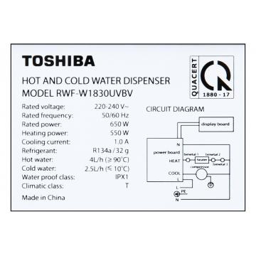 Cây nước nóng lạnh Toshiba RWF-W1830UVBV(T) 650W