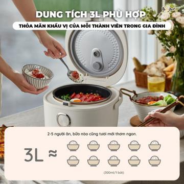 Nồi cơm điện 3L Bear SB-NC30A Phiên bản quốc tế